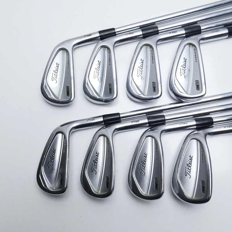 Used Titleist CB 716 Iron Set / 3 – PW / Stiff Flex