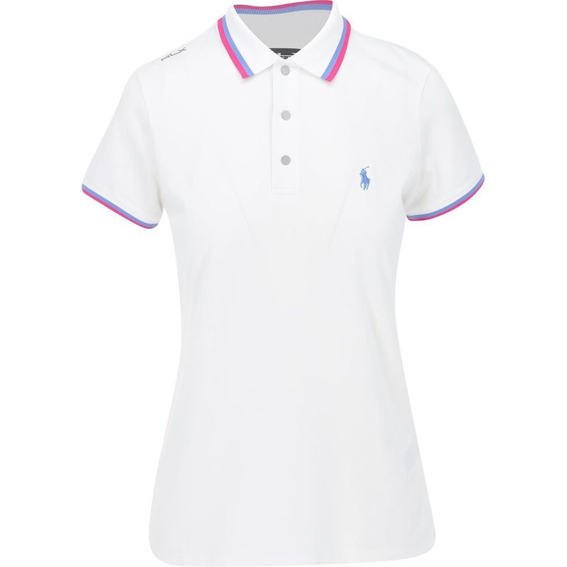 Women’s Tour Pique Val Polo|Ceramic White/Bright Pink/Summer Blue|Flower Purple/Athletic Green/Ceramic White|X-Large