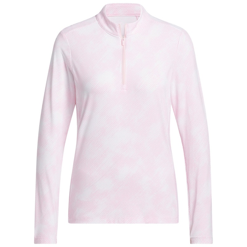 Women’s Ultimate365 Printed Long Sleeve 1/4 Zip Mock Neck Top