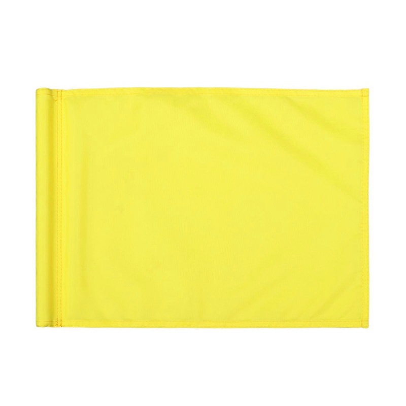 Golf Flag Practice Monochrome Mini Size 51x36cm Cloth Yard Flags Marking 1Pack