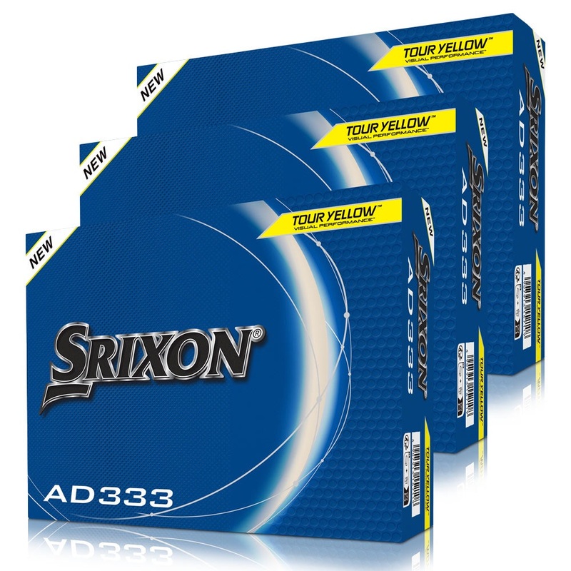 Srixon AD333 Golf Balls V11 – 3 dozen Yellow