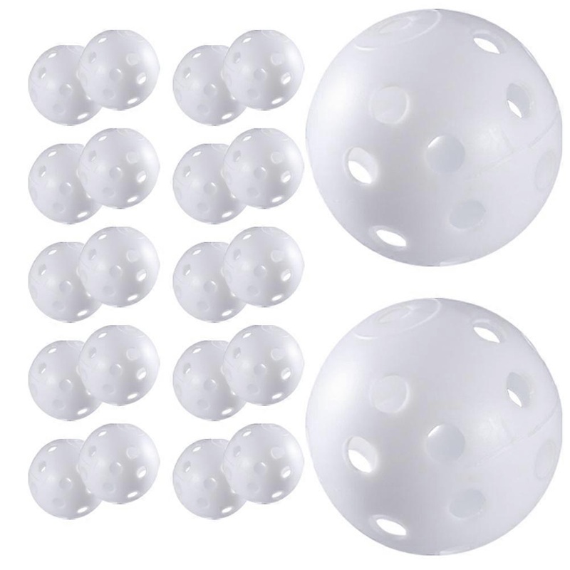 Training Golf Ball Portable Ball Toy For Indoor And Outdoor Training 42mm Plastic 25Pcs