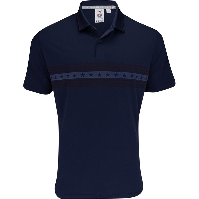 Volition Freedom Stripe Golf Polo