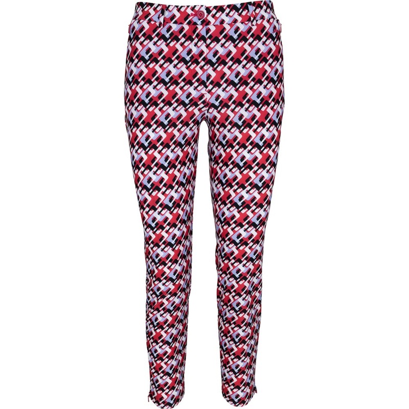 Women’s Pia Print Pants|JL Micro Bridge Rose Red|26|27