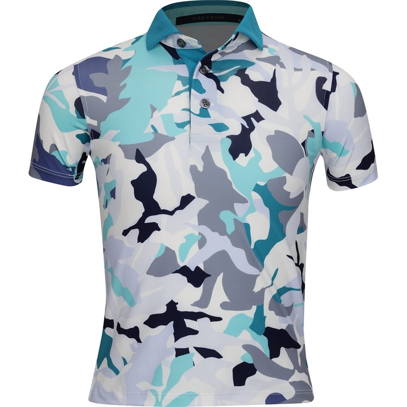 Youth Forest Camo Polo|Cyano|Small|Medium|Large|X-Large