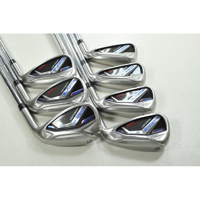 Cobra Aerojet One Length 5-PW,GW Iron Set Stiff RH KBS Tour Lite Steel # 203293