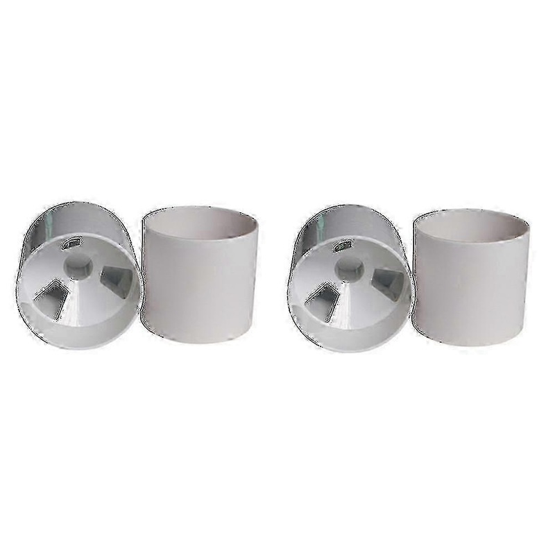 Outdoor golf hole cup for training – 4pcs white plastic flagpole set SZRH A-J
