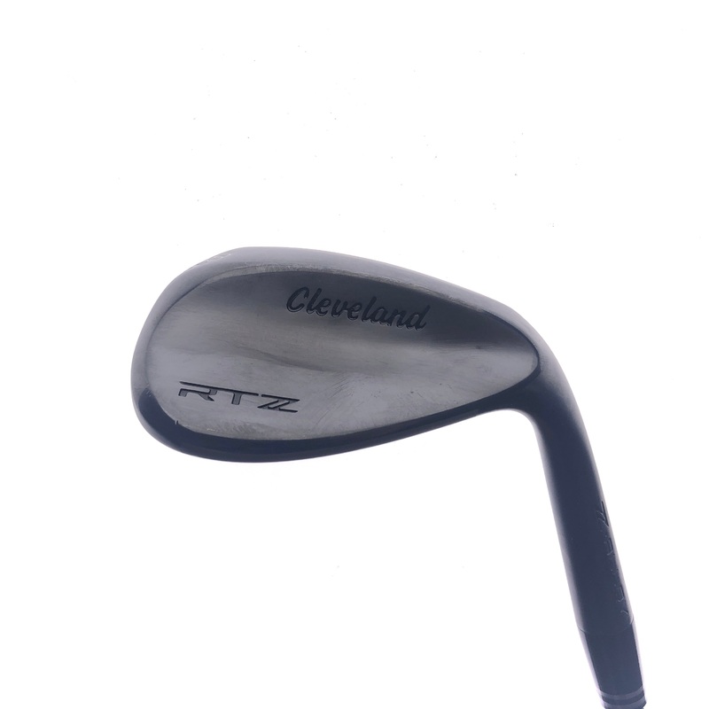 Used Cleveland RTZ Black Satin Lob Wedge / 58.0 Degrees / Wedge Flex
