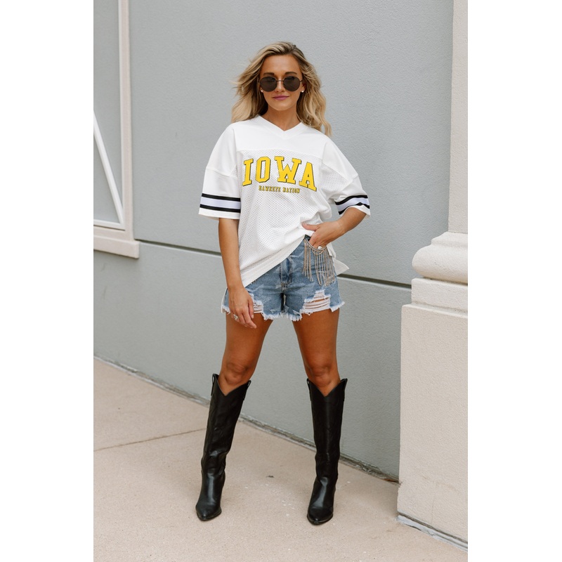 IOWA HAWKEYES Option Play Oversized Fashion Jersey