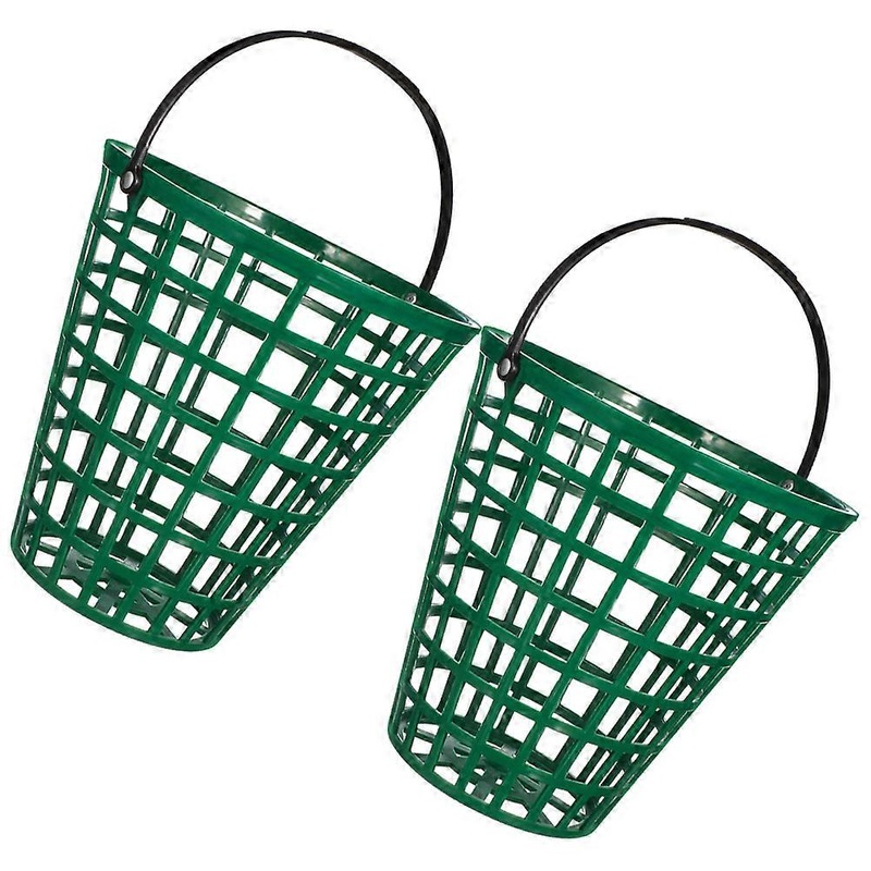 Golf Ball Organizer Multi-Use ABS Storage Basket For Outdoor Golfing 9.89.85.5in 2Pcs