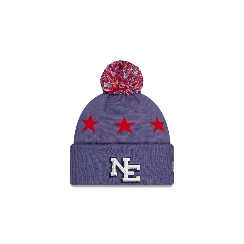 New England Patriots 2025 NFL Rivalries Kids Pom Knit Hat
