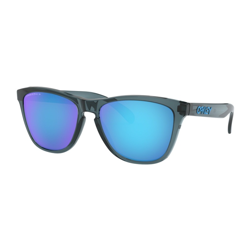 Oakley Frogskin Sunglasses|Crystal Black|Prizm Sapphire Polarized