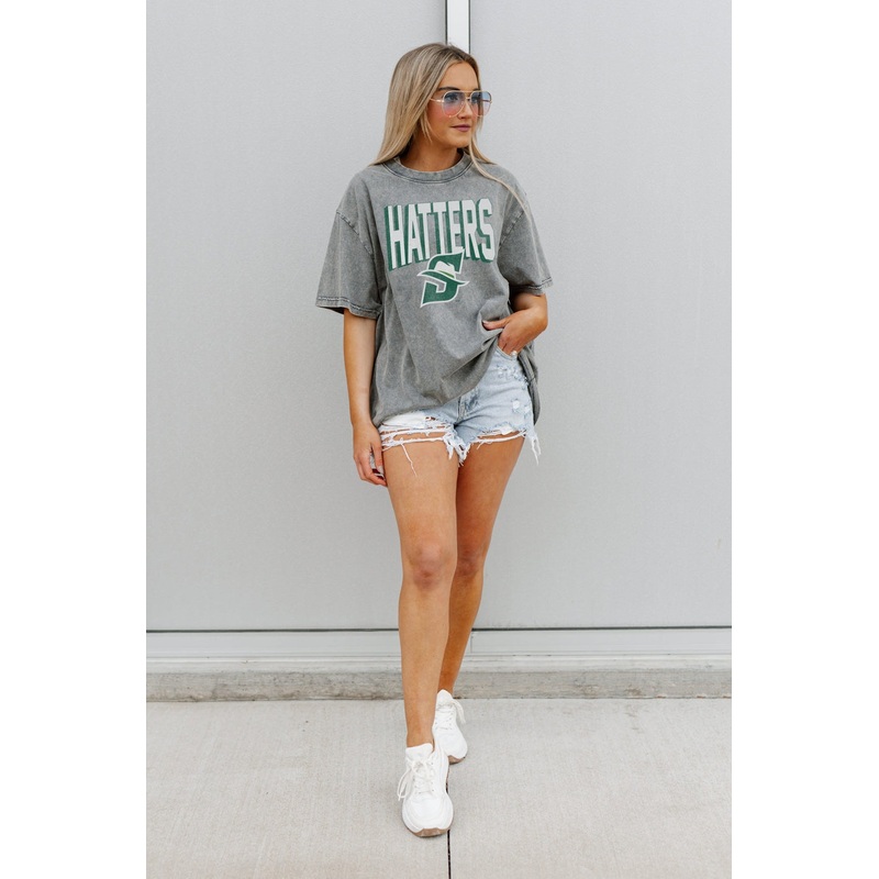 STETSON HATTERS Solid Defense Oversized Crewneck Tee
