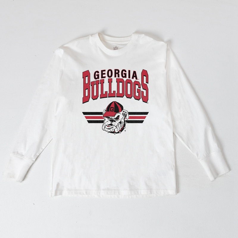 GEORGIA BULLDOGS SWIFT STRIKE ESSENTIAL RELAXED FIT LONG SLEEVE TEE