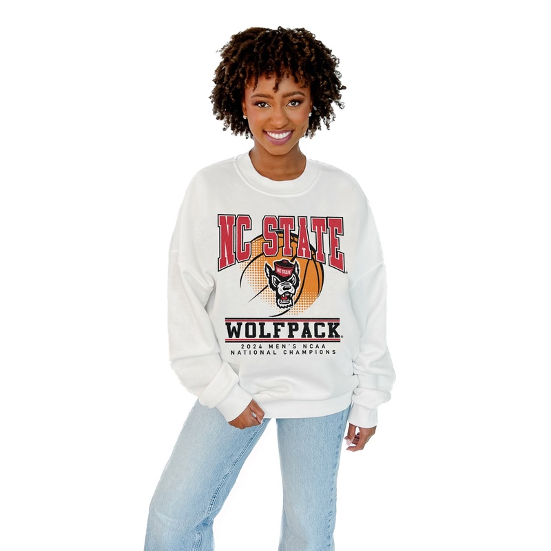 NORTH CAROLINA STATE WOLFPACK Rebound Fleece Crewneck Pullover