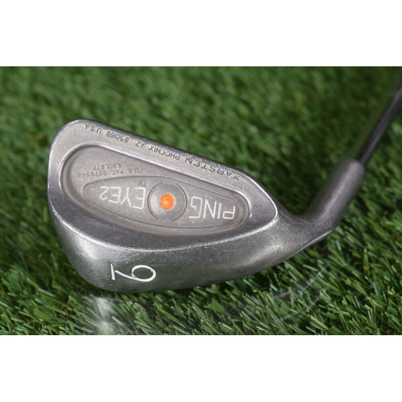 PING EYE 2 ORANGE DOT KARSTEN PHOENIX AZ 9-IRON K-SHAFT STIFF FLEX STEEL SHAFT