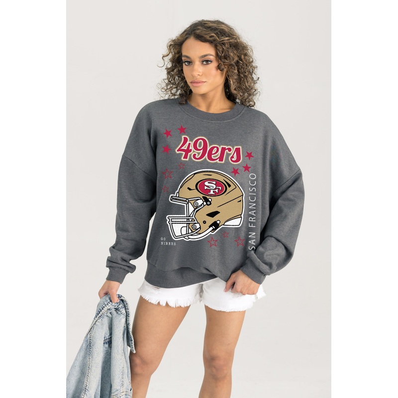 SAN FRANCISCO 49ERS Ready To Rumble Fleece Crewneck Pullover