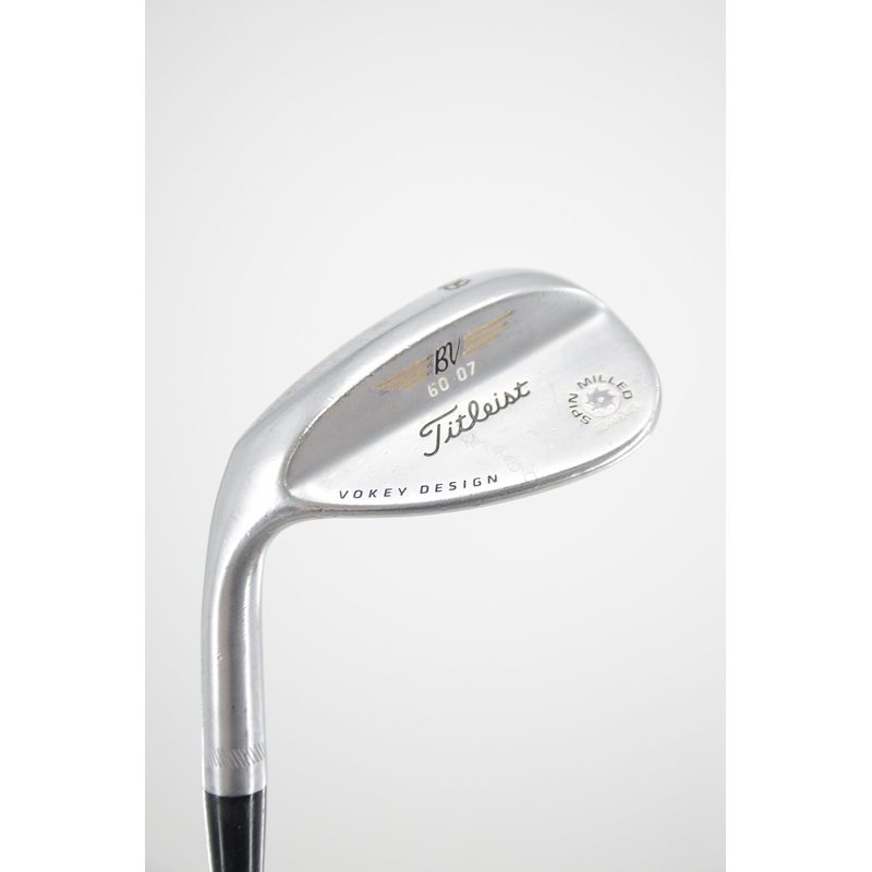 Lefty Titleist Vokey SM4 Tour Chrome 60 Degree Wedge Wedge Flex 34.75