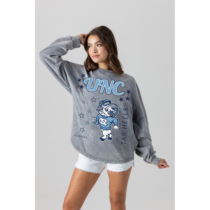 NORTH CAROLINA TAR HEELS Starbound Oversized Long-Sleeve Tee