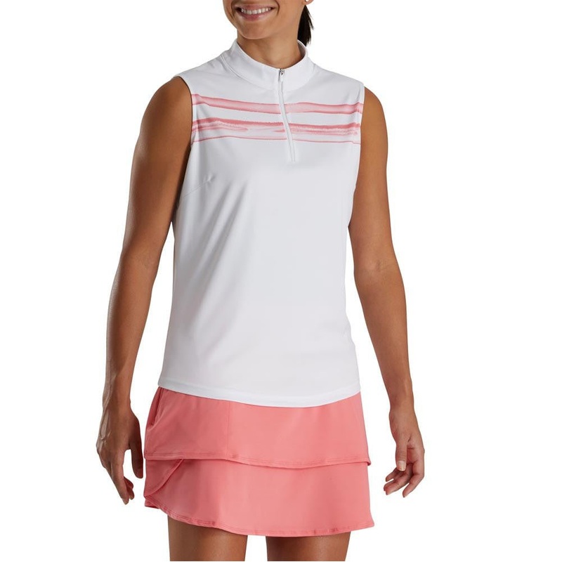 FootJoy Women’s Watercolor Block Sleeveless Golf Polo