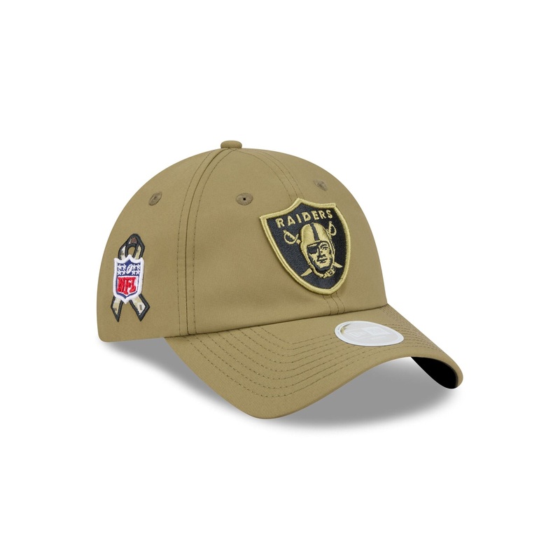 Las Vegas Raiders 2025 Salute to Service Women’s Open Back Adjustable Hat