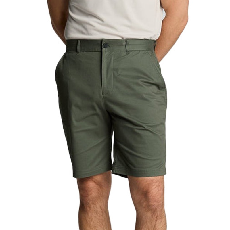 Lyle & Scott Course Stretch Golf Shorts – Cactus Green
