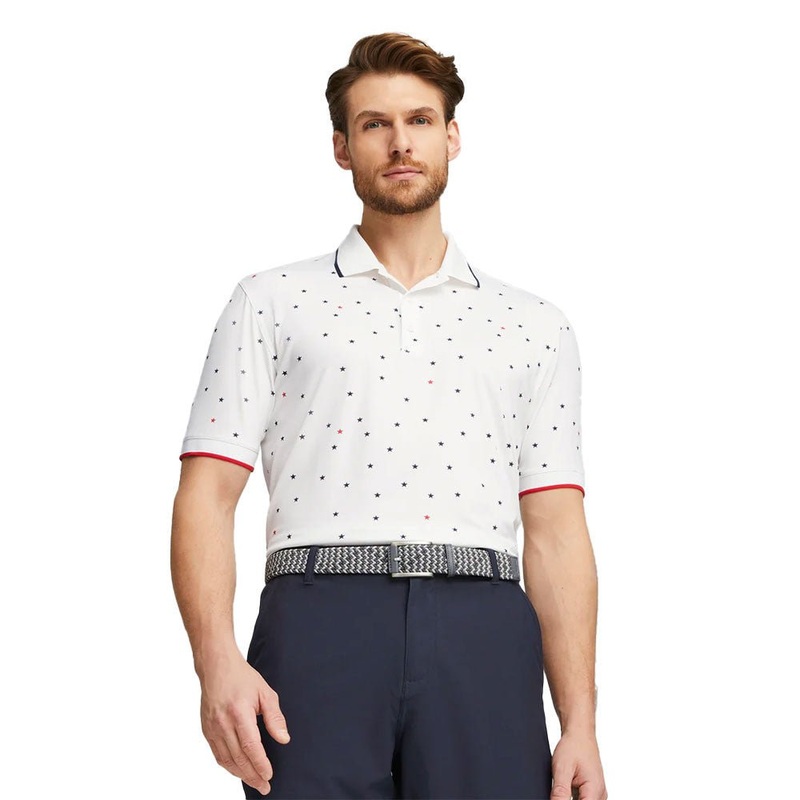 Puma Volition Skylight Polo|White Navy Blazer|Navy Blazer Ski Patrol|Small|Medium|Large|X-Large|XX-Large|XXX-Large