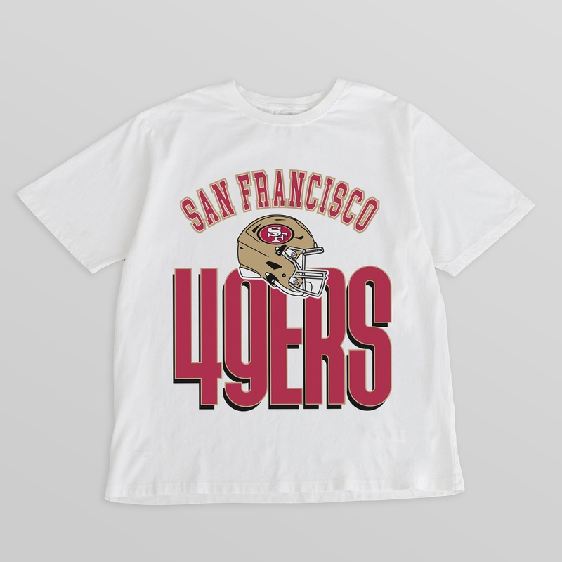 SAN FRANCISCO 49ERS FIERCE FOCUS WASHED RELAXED FIT TEE
