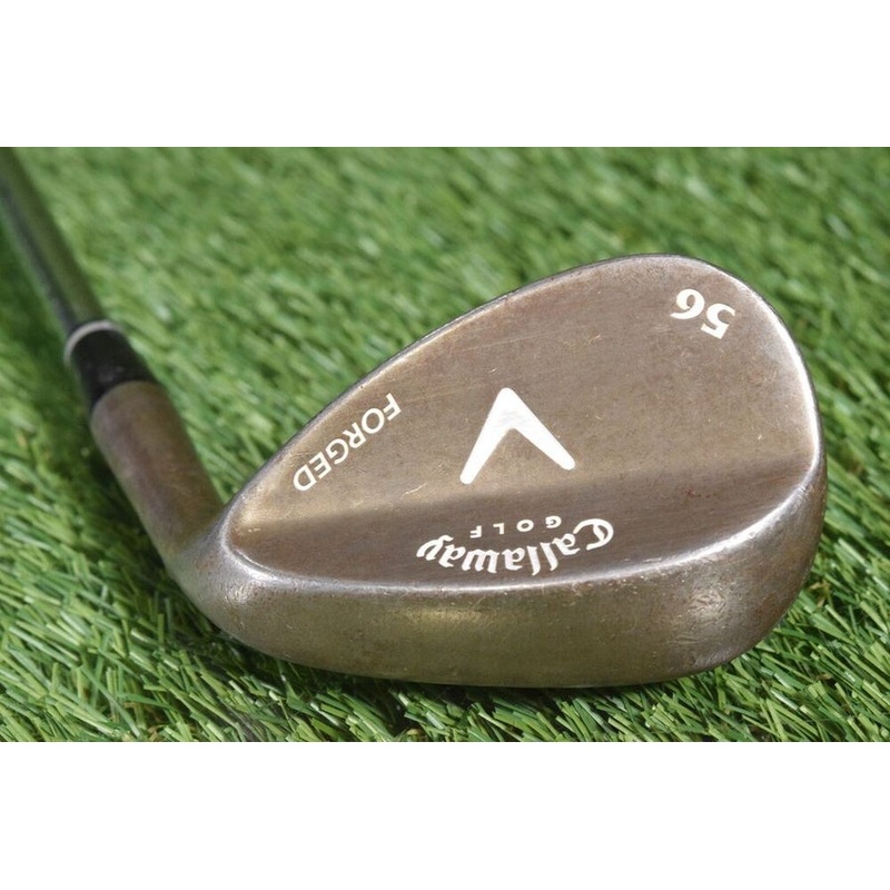 CALLAWAY FORGED 56 SAND WEDGE RAW WEDGE FLEX STEEL SHAFT ~ L@@K!!