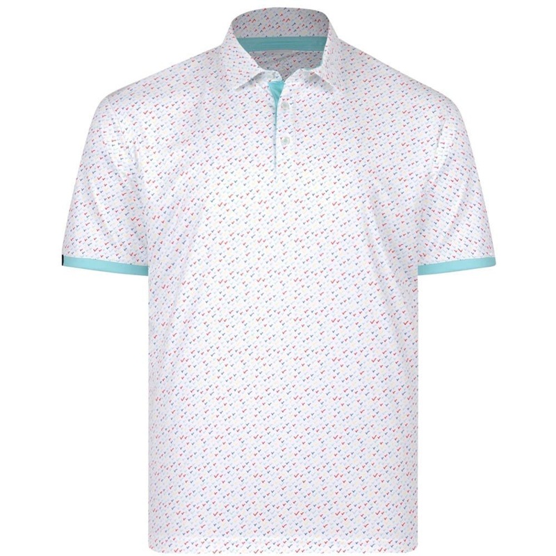 Swannies Ashton Golf Polo|Aqua|Navy|Small|Medium|Large|X-Large|XX-Large|XXX-Large