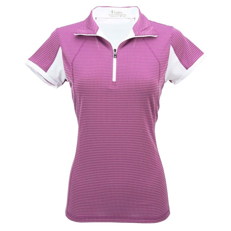 Nancy Lopez Zone Polo|Iris|X-Small|Small|Medium|Large|X-Large|XX-Large