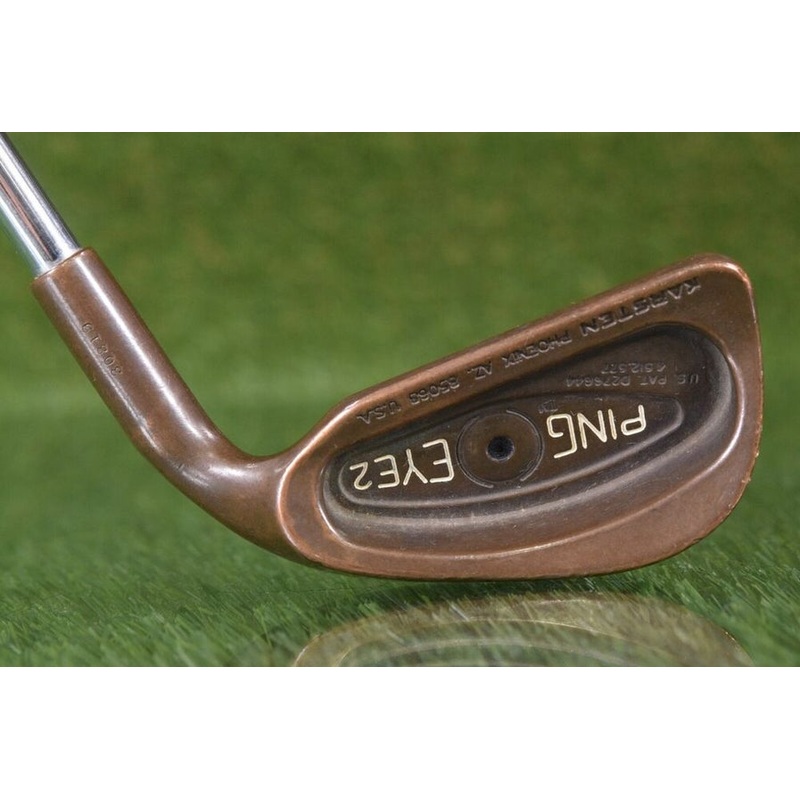 PING EYE 2 BERYLLIUM COPPER BECU 3 IRON KARSTEN MICROTAPER STIFF STEEL BLACK DOT