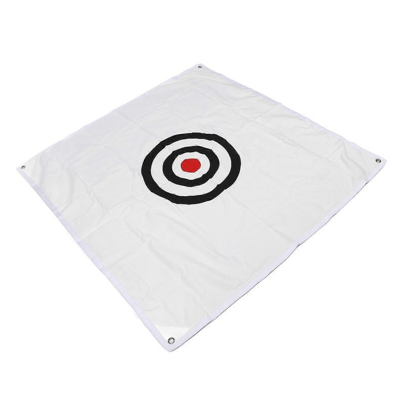 Golf Target Net 4.9FT Oxford Cloth 59x59in White Practice Aid