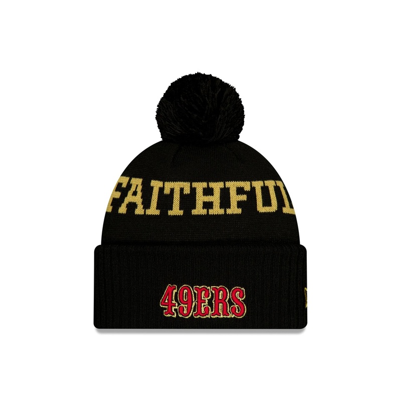 San Francisco 49ers 2025 NFL Rivalries Pom Knit Hat