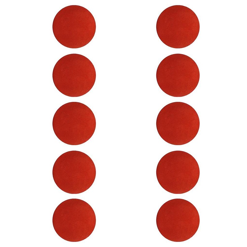 10 Pieces EVA Foam Golf Swing Exercises Practice Training Balls Red