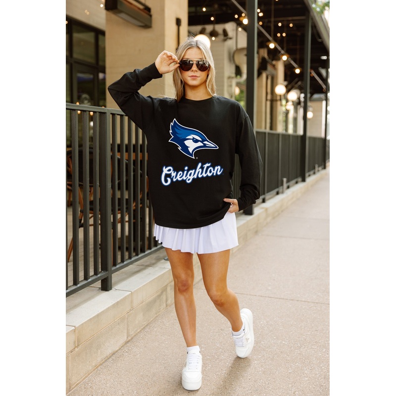 CREIGHTON BLUEJAYS HONOR ROLL ESSENTIAL RELAXED FIT LONG SLEEVE TEE
