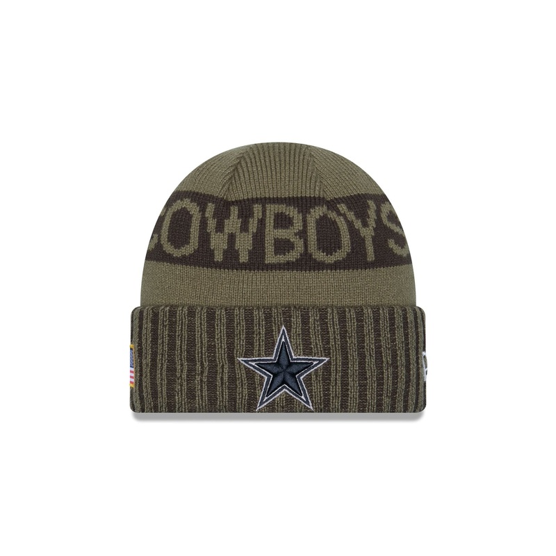 Dallas Cowboys 2025 Salute to Service Cuff Knit Hat