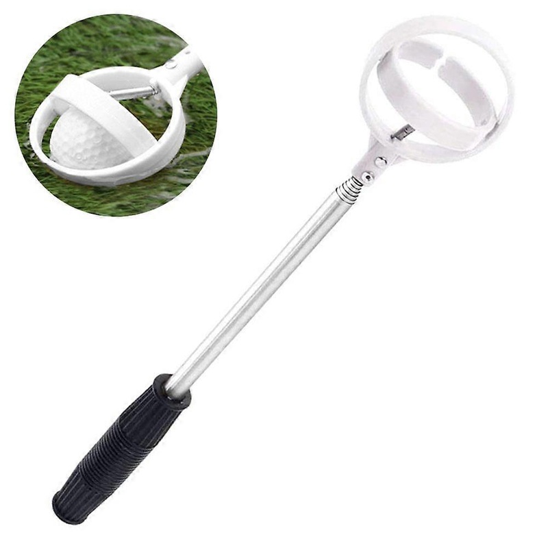 Golf Ball Retriever Extendable, Stainless Golf Ball Retriever for Water Bushes Alligator, Golf Ball Pick Up Retriever Grabber, Golf Gift for Men, Golf
