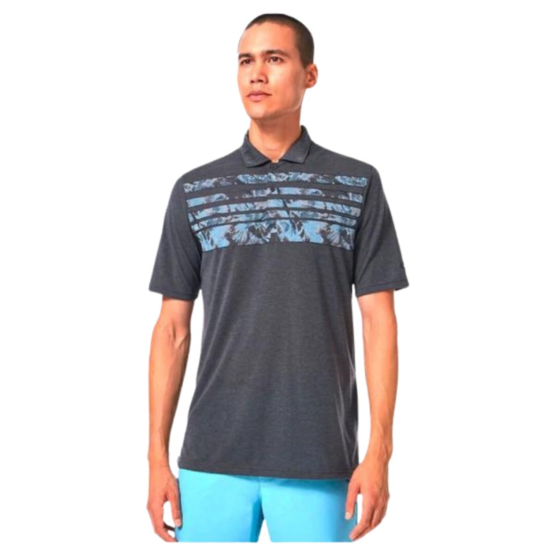 Oakley Azalea Stripe Polo Golf Shirt