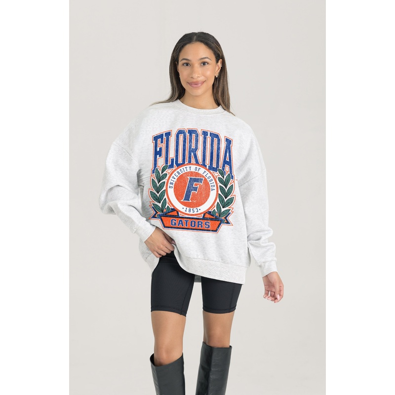 FLORIDA GATORS Heritage Fleece Crewneck Pullover