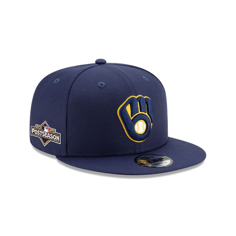 Milwaukee Brewers 2025 Post Season Side Patch 9FIFTY Snapback Hat