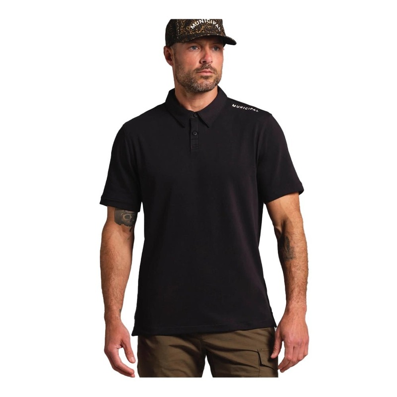 Municipal Sportcross Polo|Black|White|Mauve|Ice|Small|Medium|Large|X-Large|XX-Large|XXX-Large