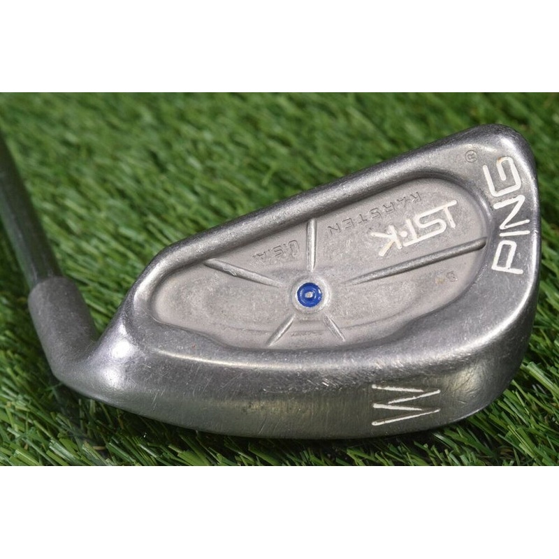 PING ISI K 1ST BLUE DOT W WEDGE PITCHING KARSTEN JZ STIFF FLEX STEEL SHAFT