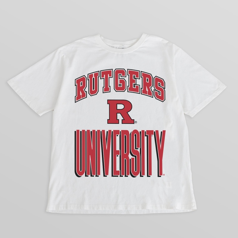 RUTGERS SCARLET KNIGHTS FIERCE FOCUS WASHED RELAXED FIT TEE