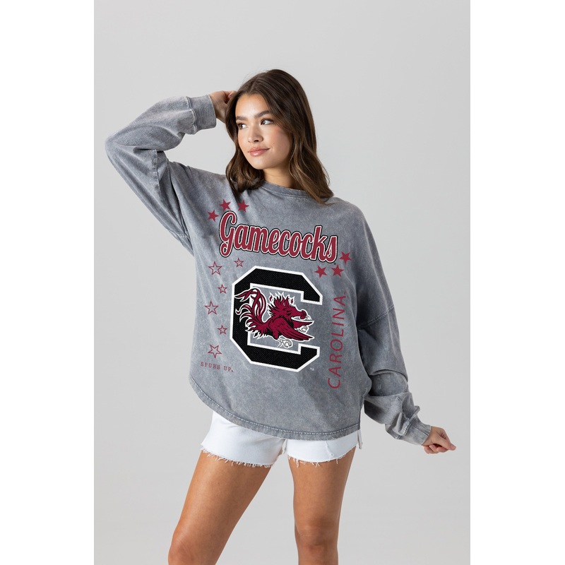 SOUTH CAROLINA GAMECOCKS Starbound Oversized Long-Sleeve Tee