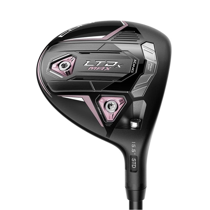 Cobra Women’s LTDx MAX Fairway Wood (Right-Handed, Color Black Pink)