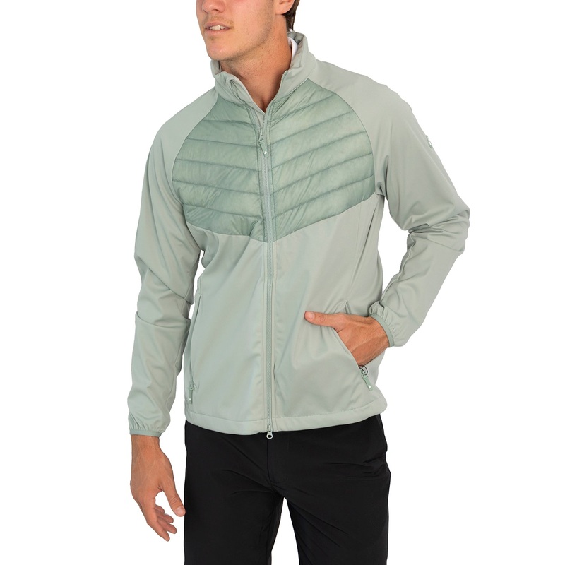 Cross Stance Golf Jacket – Milky Jade