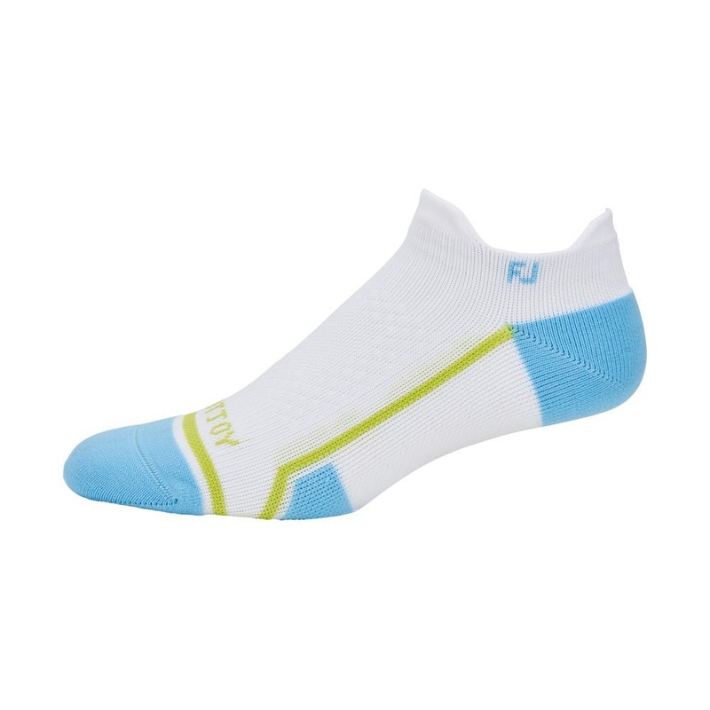 FootJoy Women’s Tech D.R.Y. Roll Tab Sock – White