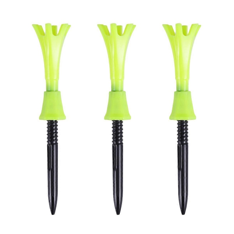 Golf Practice Tee T204 Adjustable Height 3Pack Green Outdoor Practice