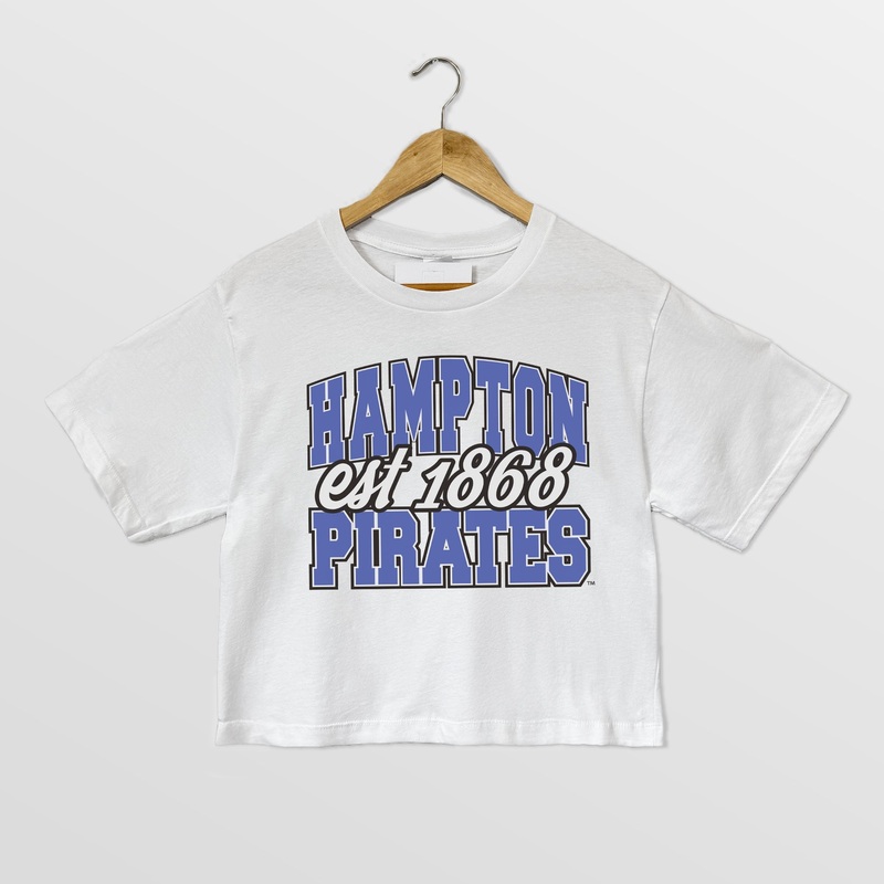 HAMPTON PIRATES DEEP ROOTS BOXY FIT WOMEN’S CROPPED TEE